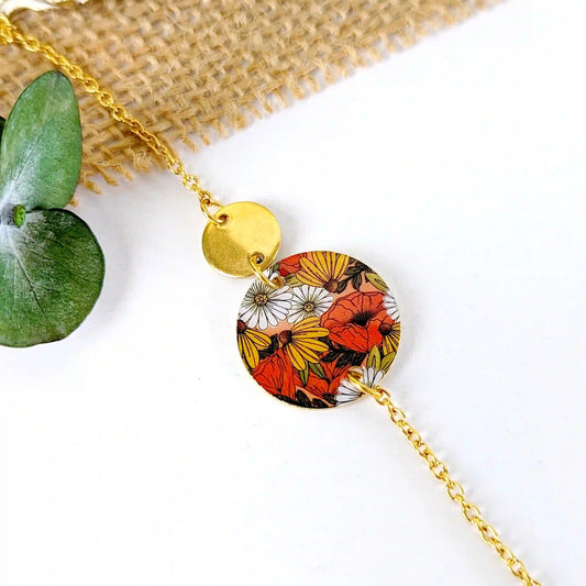 Bracelet fleurs d'Automne pour femme