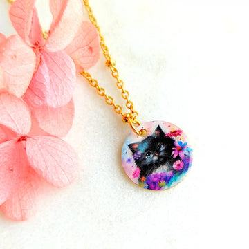 Collier avec pendentif Chaton pour enfant