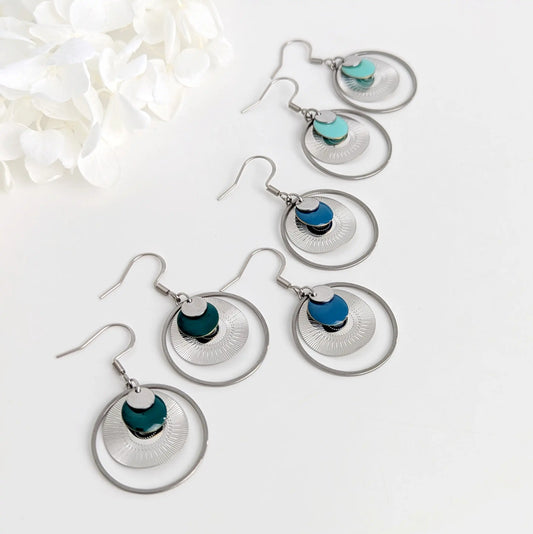 Boucles d’oreilles Livia Rondes Boho chic pour femme