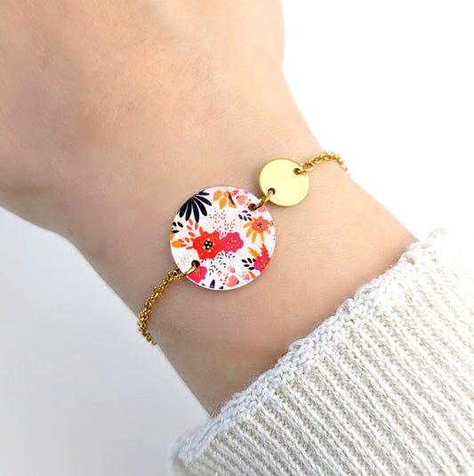 Bracelet coloré et boho en résine pour femme - Gipsy