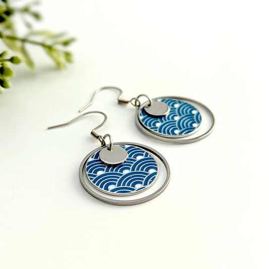boucles-oreilles-vagues-bleues